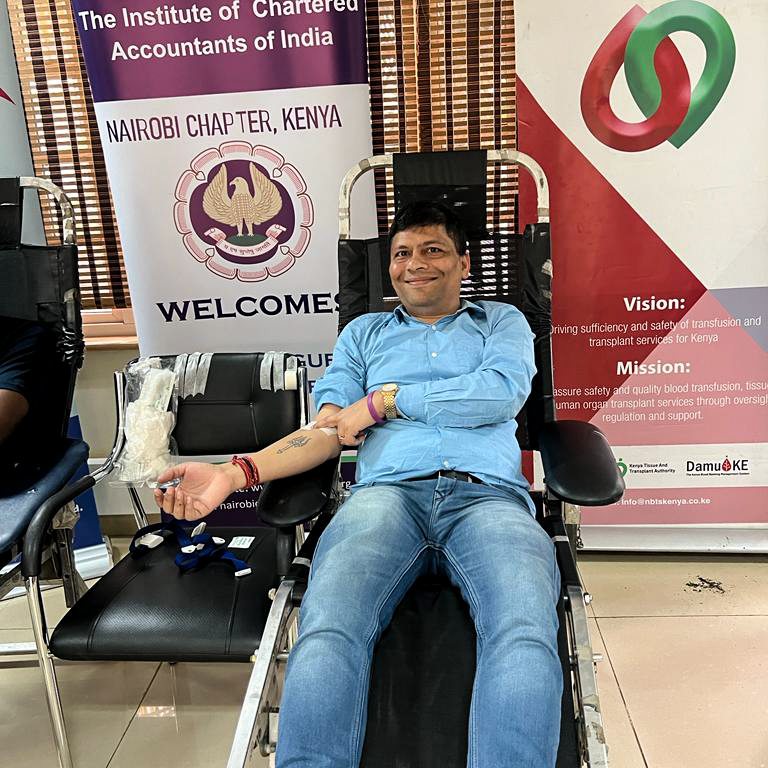 Donating Blood Event at HCGCCK Cancer Center
