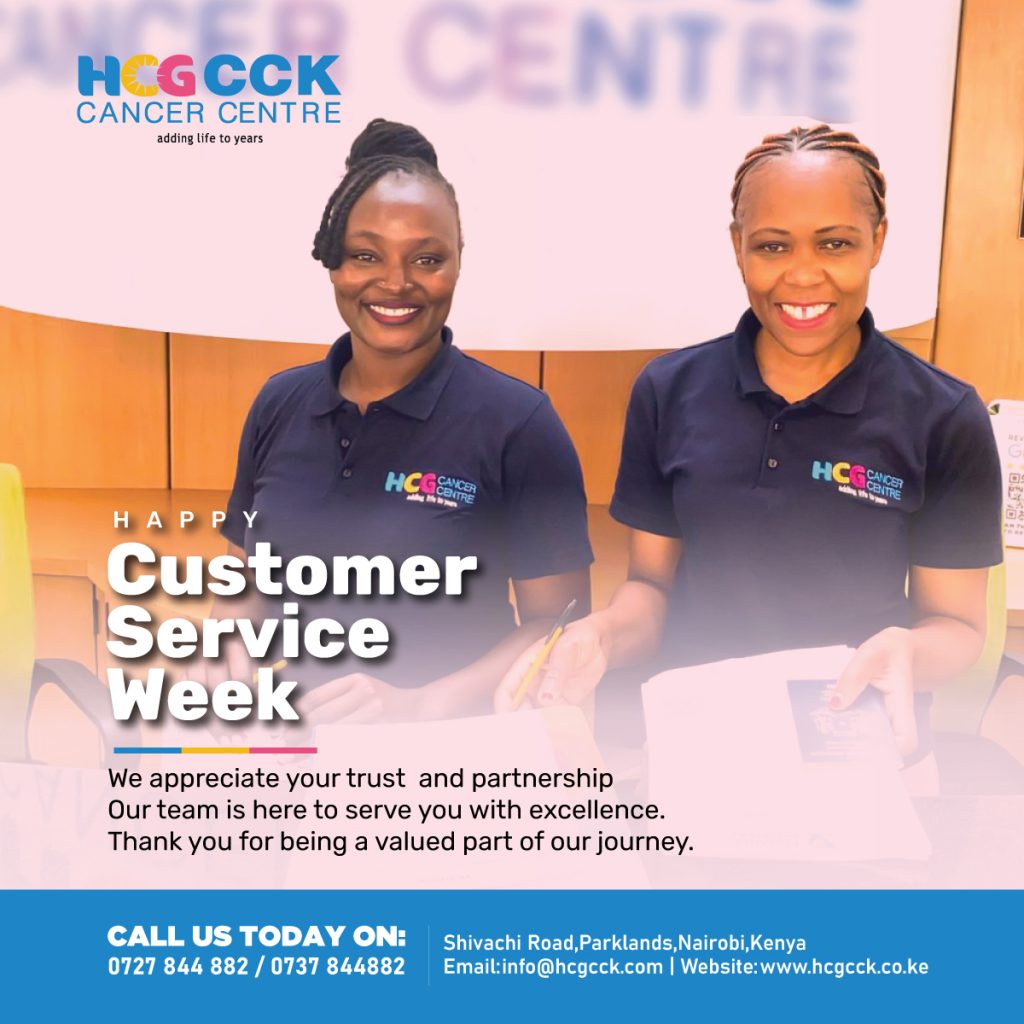 post customer service week HCG CCK Cancer Centre