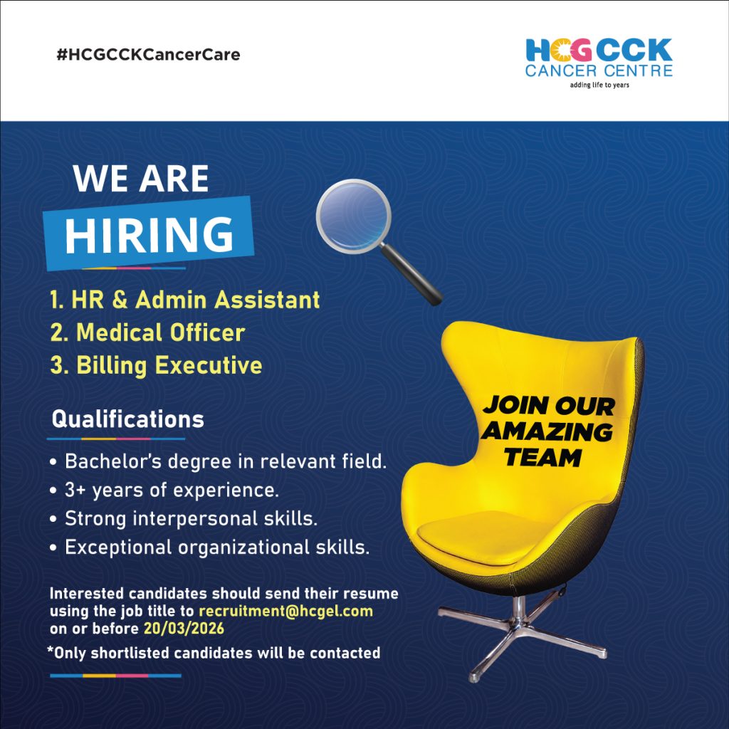 ADVERTS MARCH HCG CCK Cancer Centre